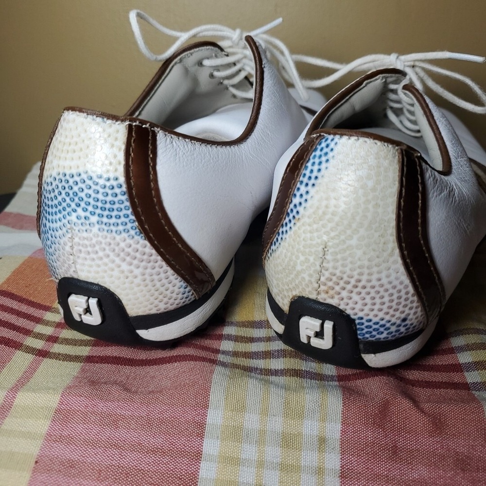 FootJoy LoPro Soft-Spike Golf Shoes Women's Size 7.5 M White - Picture 4 of 11